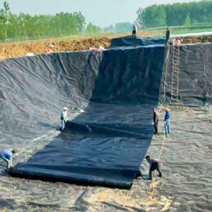 土工膜施工現場